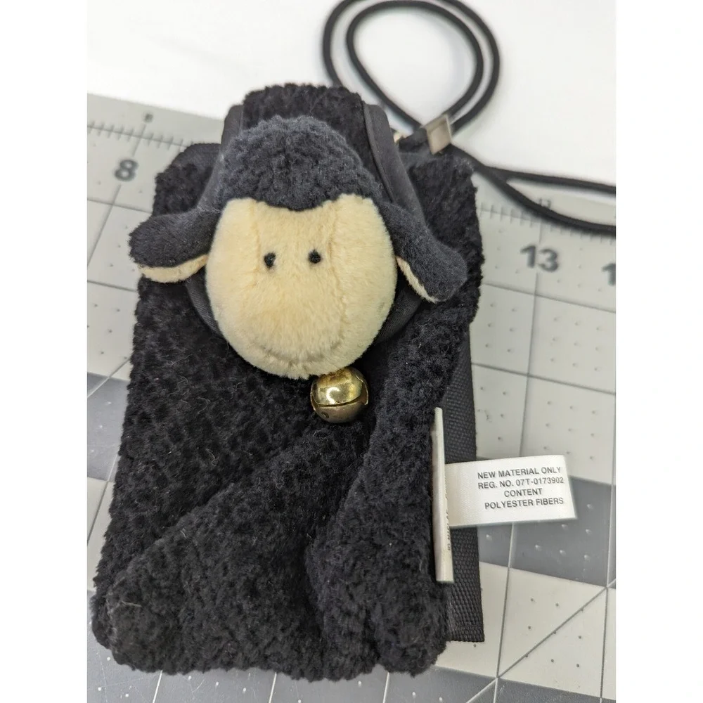 Enesco Nici Black Sheep‎ Plush Wallet Germany Lamb
